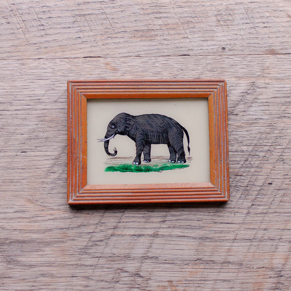 Mini Framed Glass Painting From India