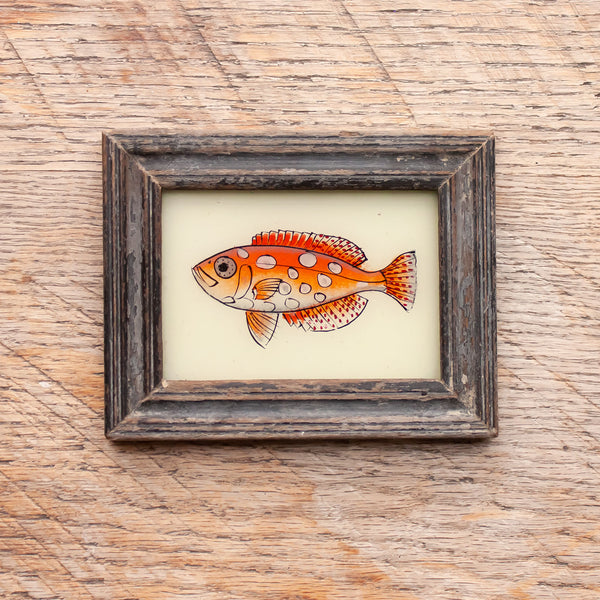 Mini Framed Glass Painting From India