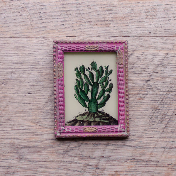 Mini Framed Glass Painting From India