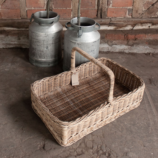 Large Vintage Catering Basket