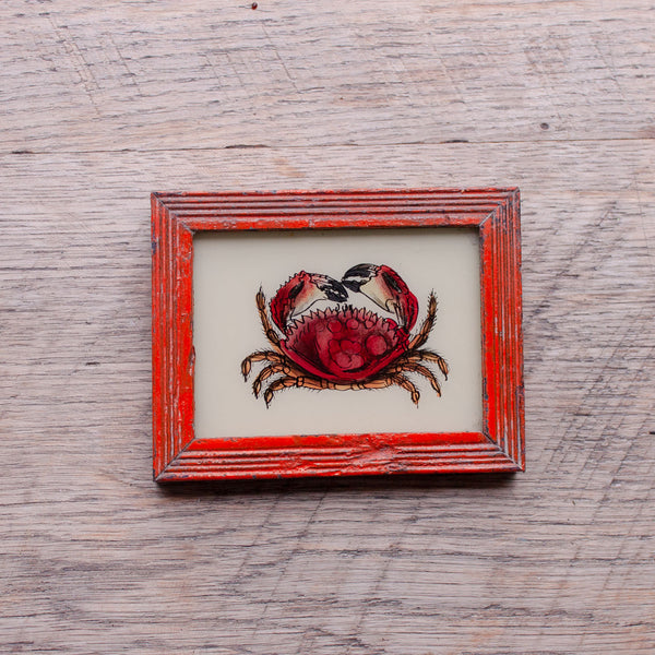 Mini Framed Glass Painting From India