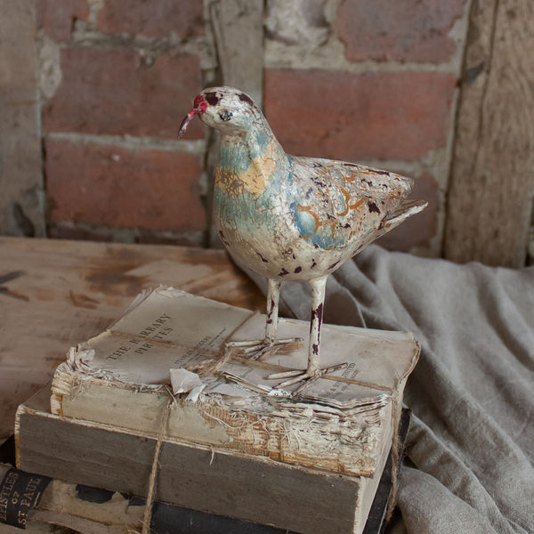 Pretty Metal Painted Dove