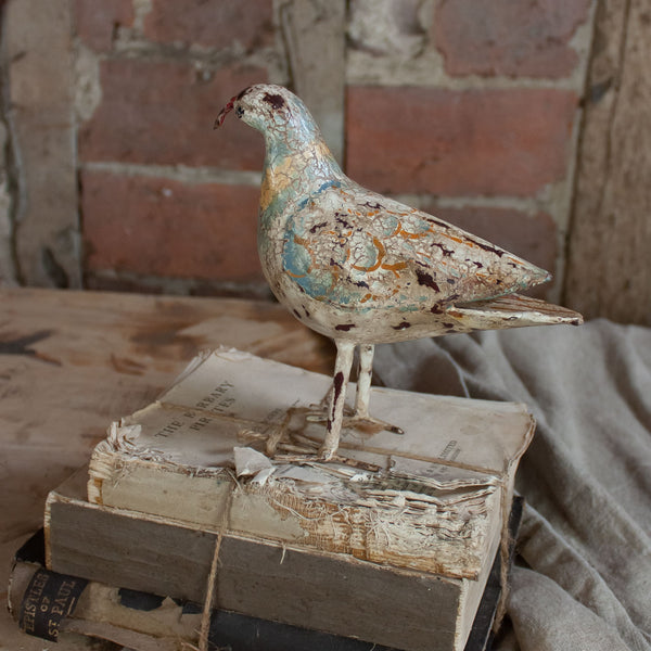 Pretty Metal Painted Dove