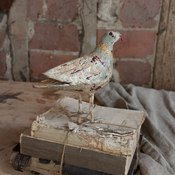 Pretty Metal Painted Dove