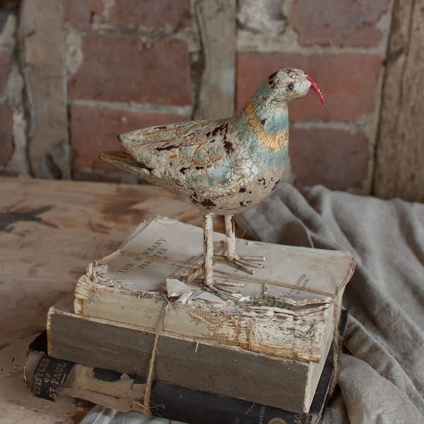 Pretty Metal Painted Dove