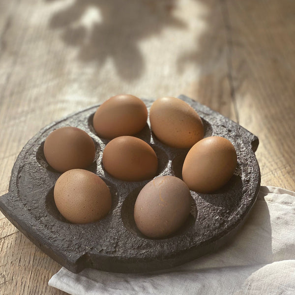 Vintage Stone Idli Plates