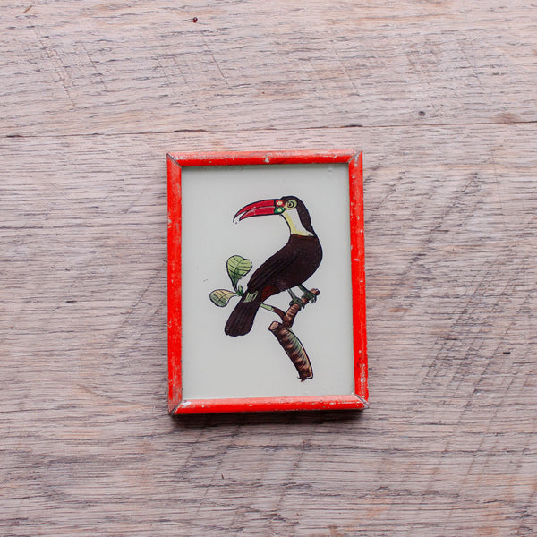 Mini Framed Glass Painting From India