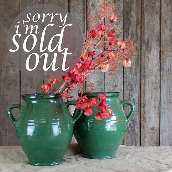 Teal Green Vintage Hungarian Vase