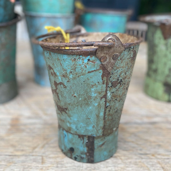 Vintage Painted Indian Buckets