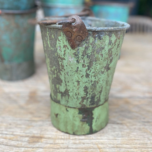 Vintage Painted Indian Buckets