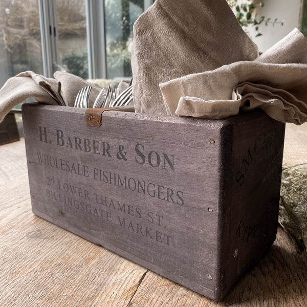 Rustic Wooden crate with handle