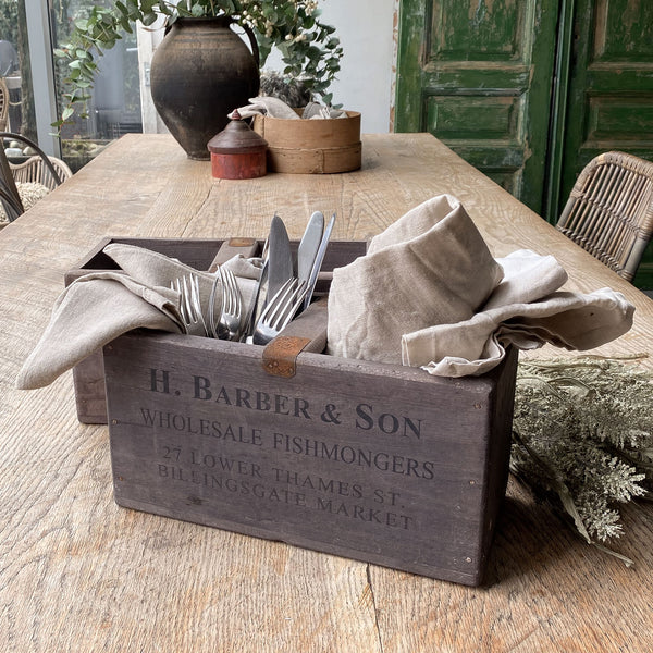 Rustic Wooden crate with handle