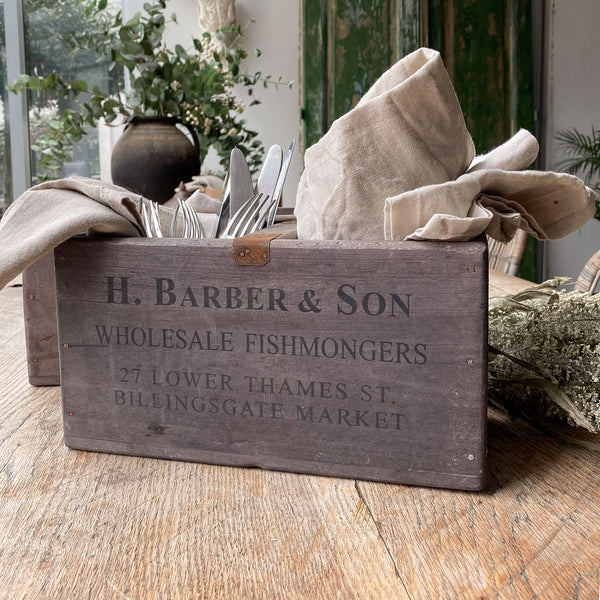 Rustic Wooden crate with handle