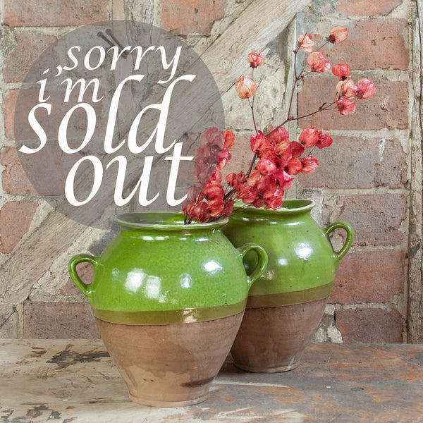 Green Hand-made Hungarian Vase