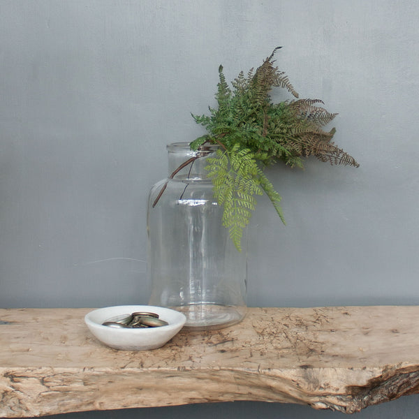 Vintage Glass Hungarian Pickling Jar Vase