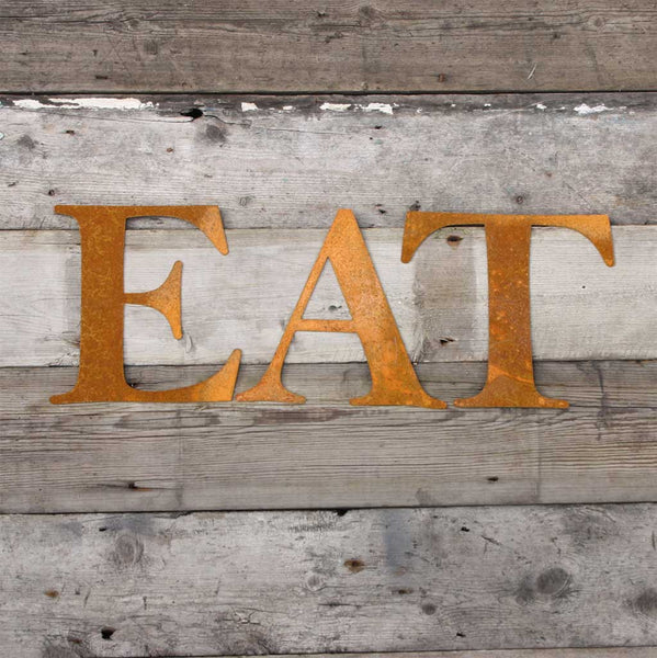 Rustic Metal Letters