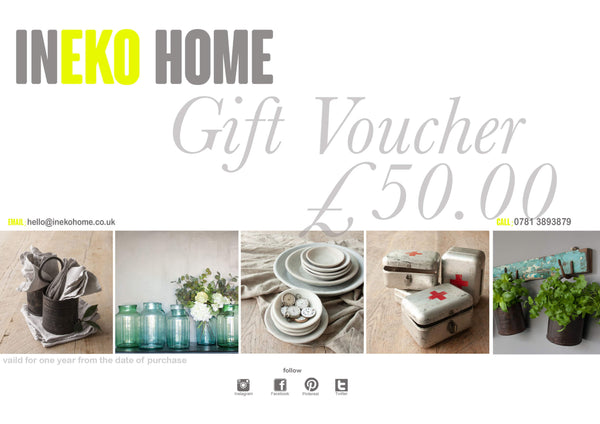 Ineko Home Gift Certificate