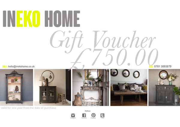 Ineko Home Gift Certificate