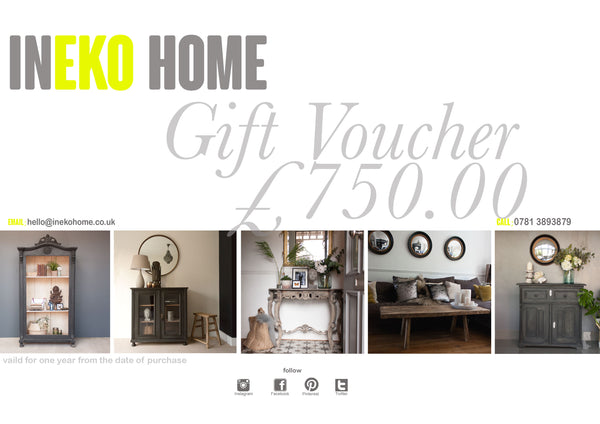 Ineko Home Gift Certificate
