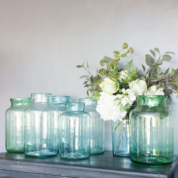 Vintage Glass Hungarian Pickling Jar Vase