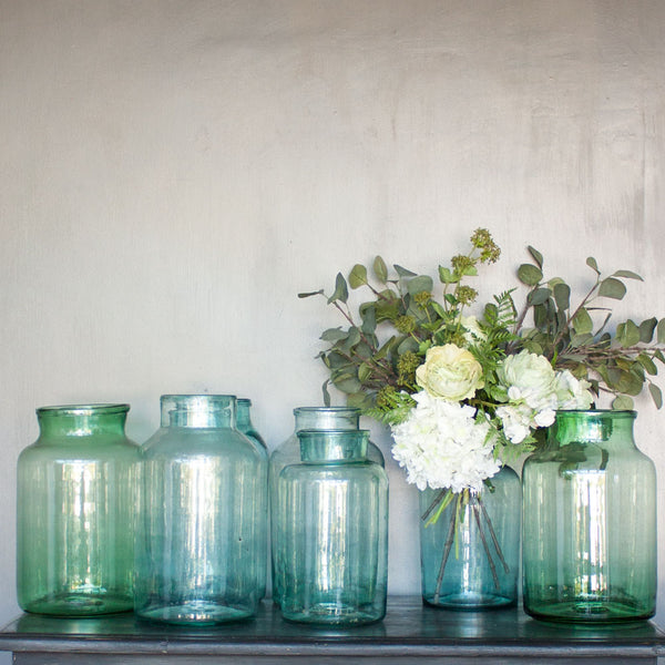 Vintage Glass Hungarian Pickling Jar Vase