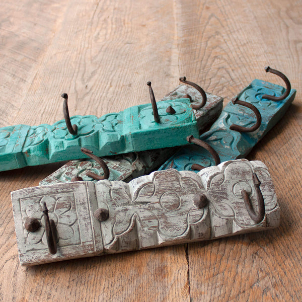 Small Painted Indian Coat Hook