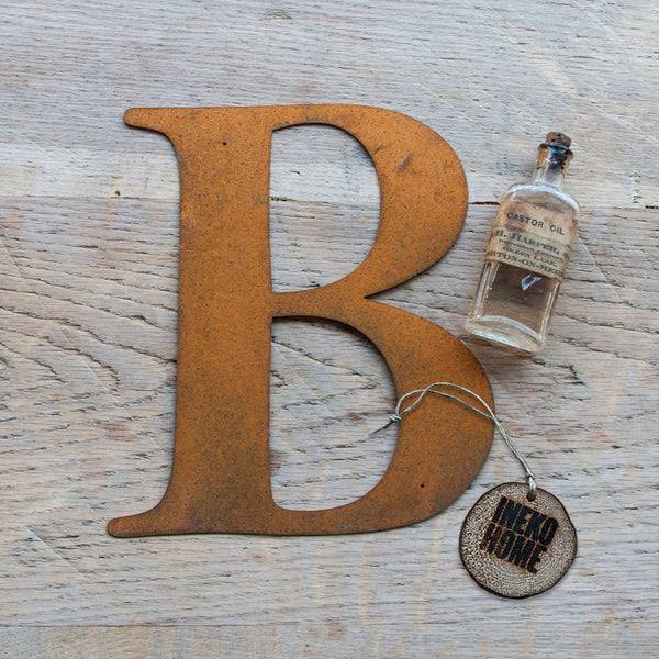 Rustic Metal Letters
