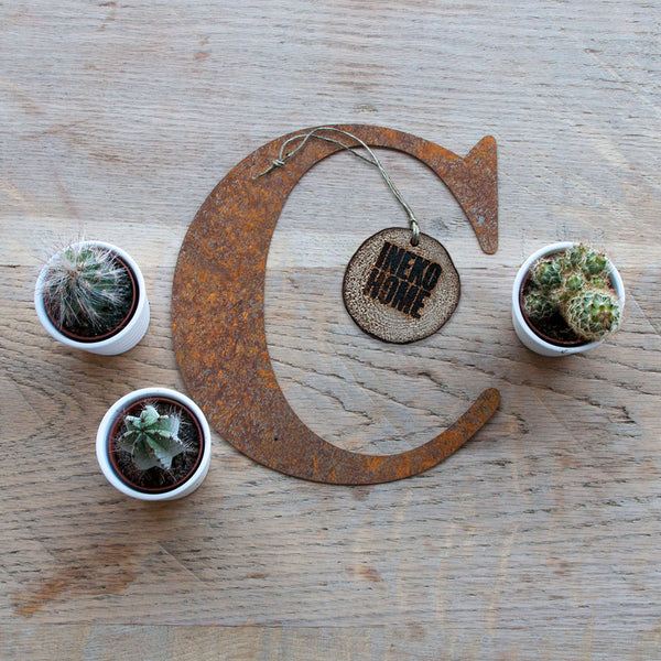 Rustic Metal Letters