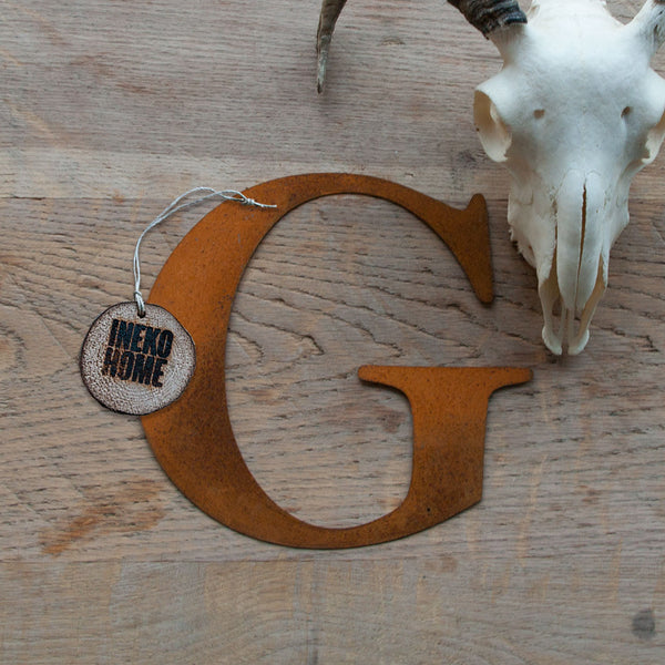 Rustic Metal Letters
