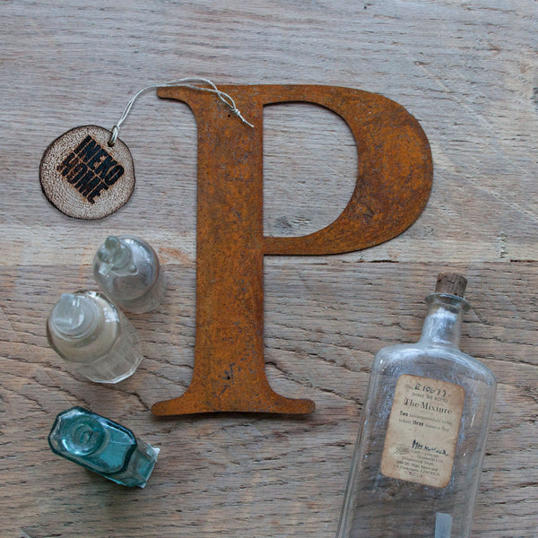 Rustic Metal Letters