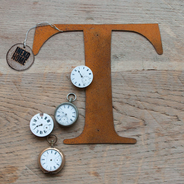 Rustic Metal Letters