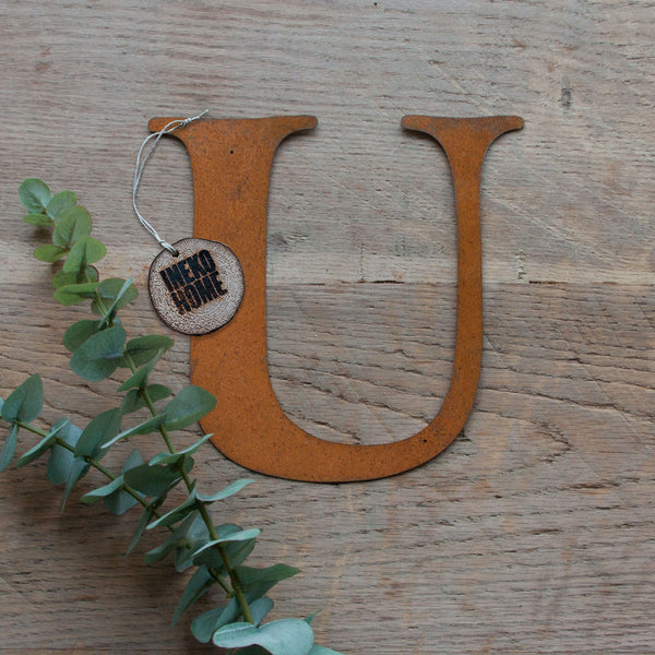 Rustic Metal Letters