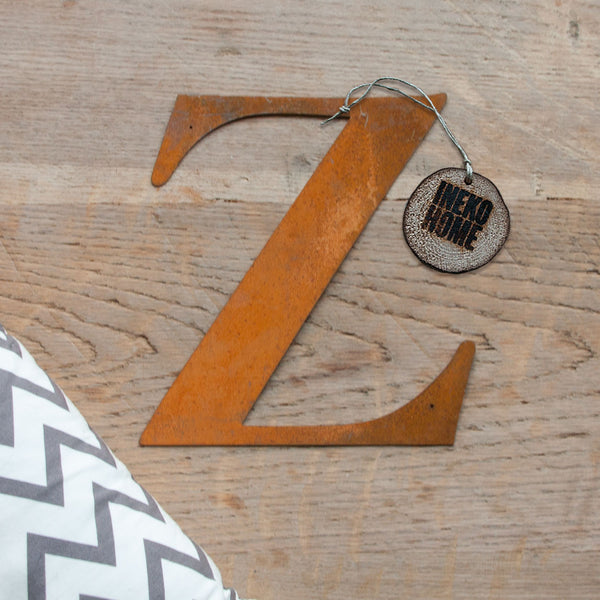 Rustic Metal Letters