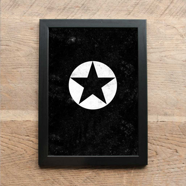 Wall Print Art Star