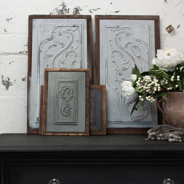 Vintage Carved Wall Plaques