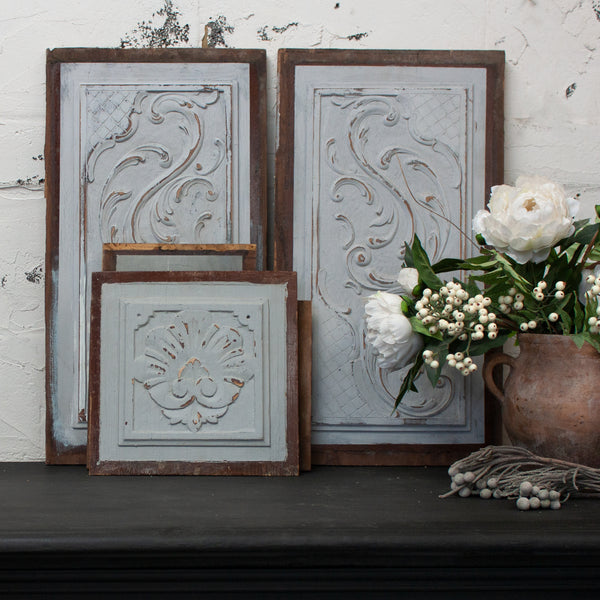 Vintage Carved Wall Plaques