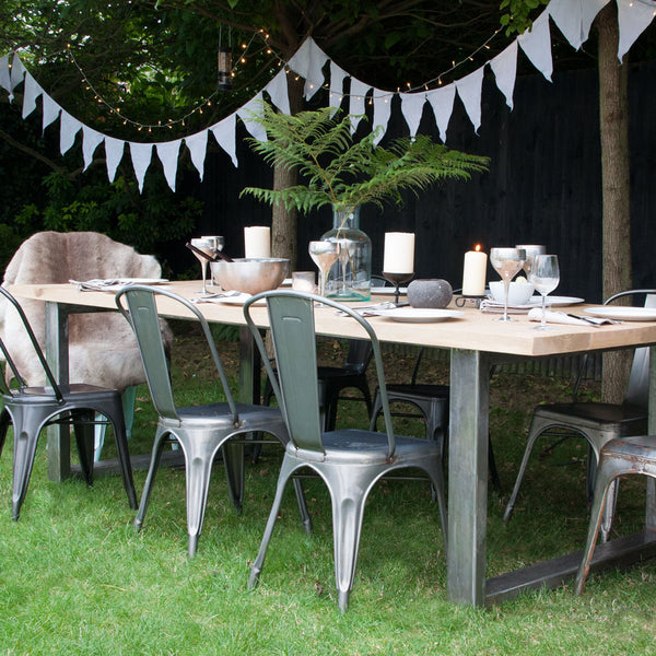 Tolix Style French Cafe Chairs