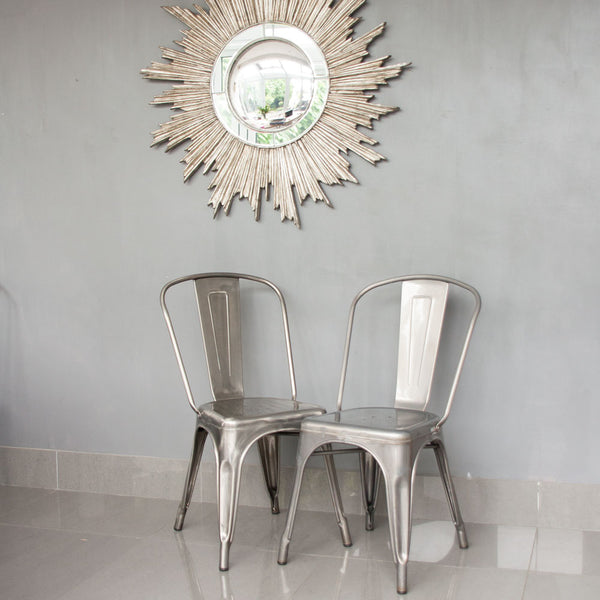Tolix Style French Cafe Chairs