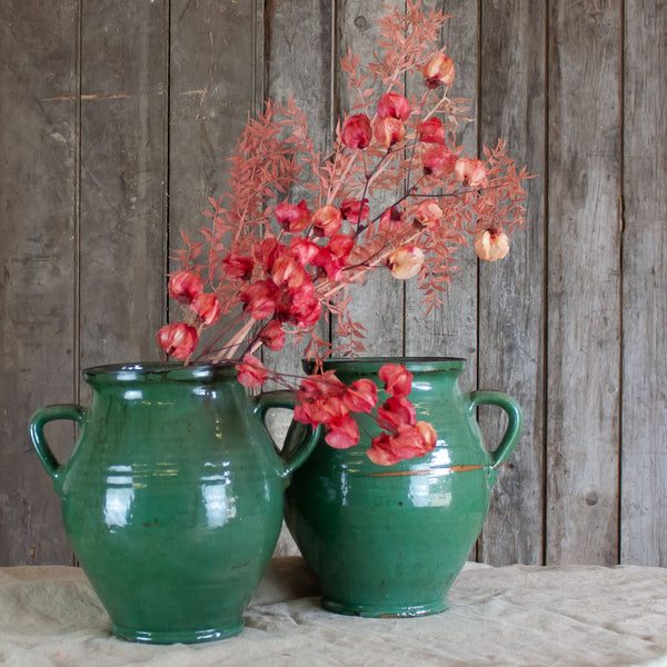 Teal Green Vintage Hungarian Vase