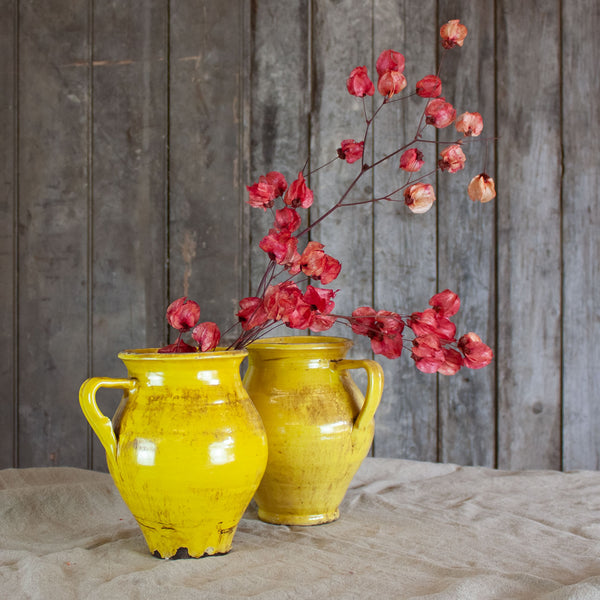 Yellow Vintage Hungarian Jug