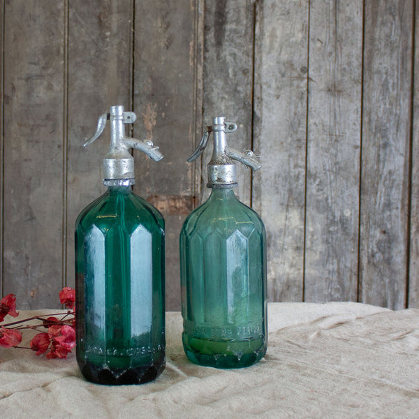 Vintage Soda Siphon Bottles