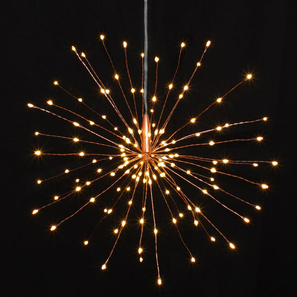 Sparkling Outdoor Indoor Starburst Lights 50 cm - Copper
