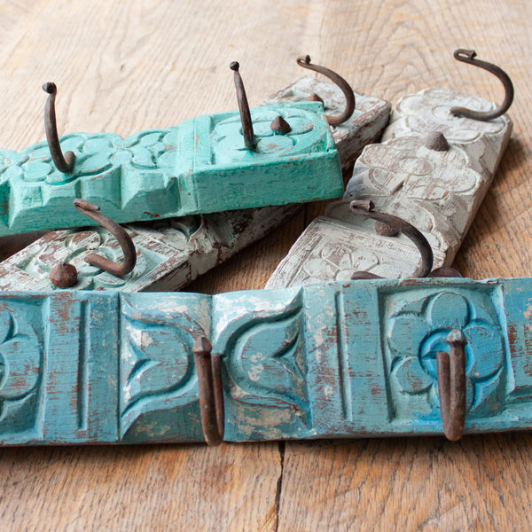 Small Painted Indian Coat Hook