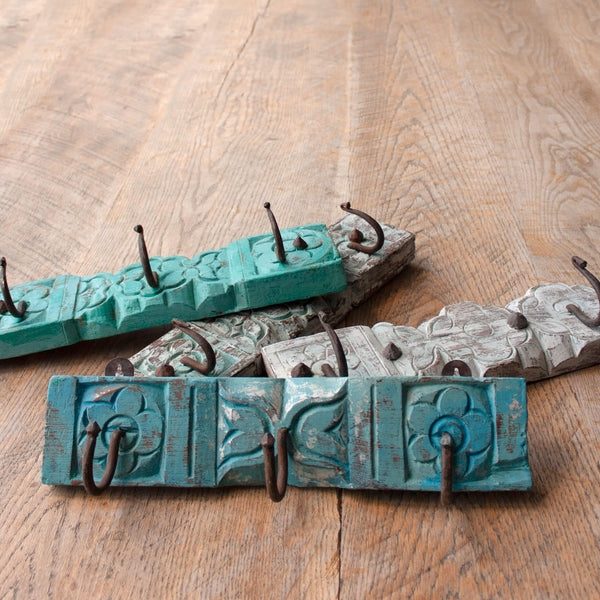Small Painted Indian Coat Hook