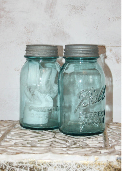 BLUE MASON JARS