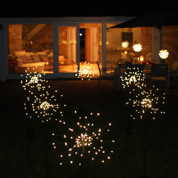 Sparkling Outdoor Starburst Solar Lights