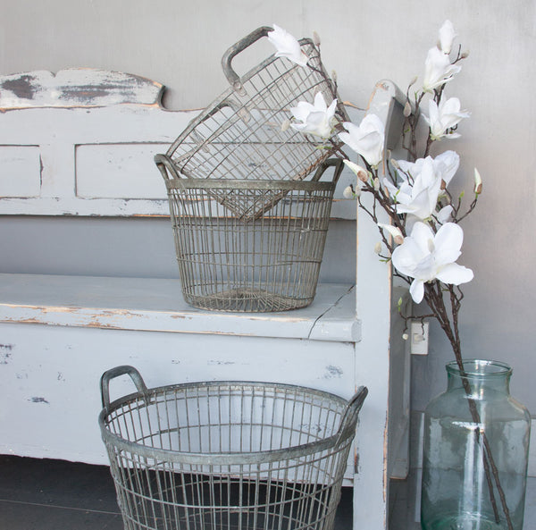 Vintage French Potato Basket