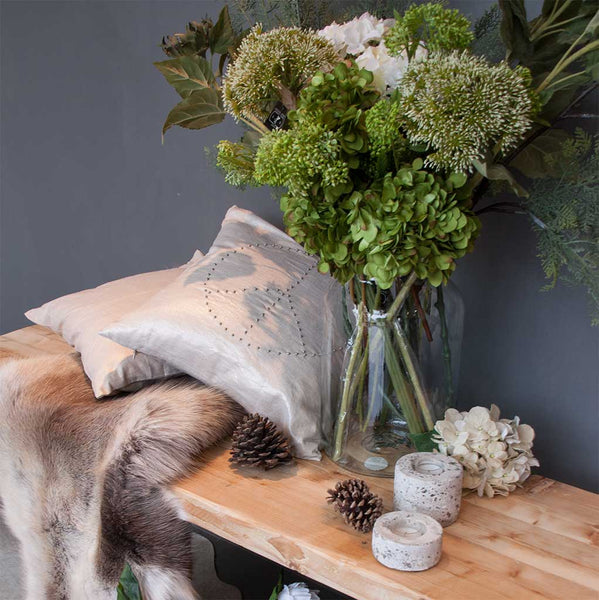 Round Concrete Tea Light Holders