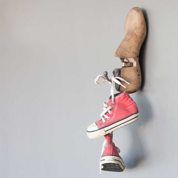 Vintage Wooden Shoe Last Hook