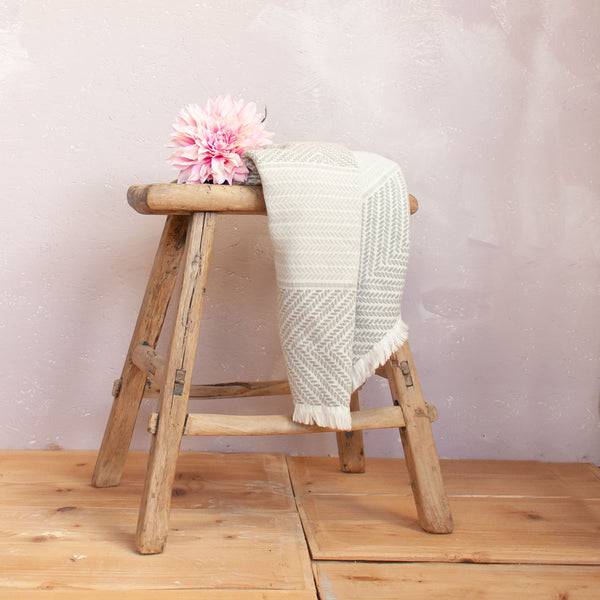 Vintage Rustic Wooden Stool
